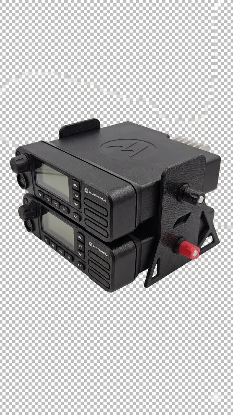 Rack Portatil para 02 Equipos MOTOROLA Base.